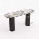 marble top table in Valgri white - Image 4