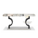marble console in Valgri white - Image 4