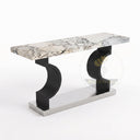 marble console in Valgri white - Image 3