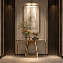 Marble entrance table in Valgri white - Image 2