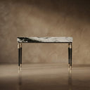 marble hallway table in Italian Panda Marble - Image 1