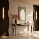 marble hallway table in Italian Panda Marble - Image 2