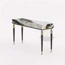 marble hallway table in Italian Panda Marble - Image 6