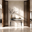 marble hallway table in Italian Panda Marble - Image 3