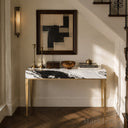 Hallway table marble in Italian Panda Marble - Image 3