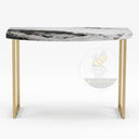 Hallway marble table in Italian Panda Marble - Image 5