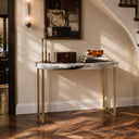 Hallway marble table in Italian Panda Marble - Image 2