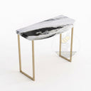 Hallway marble table in Italian Panda Marble - Image 4