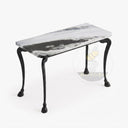 Marble table hallway in Italian Panda Marble - Image 5