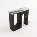 Marble console table in Italian Panda Marble - Image 3