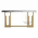marble table console in Italian Panda Marble - Image 5