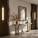 marble table console in Italian Panda Marble - Image 3