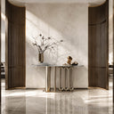 Marble console table top in Italian Panda Marble - Image 2