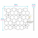 marble mosaic floor tile White and Gray Marble Geometric Cube – Honed
