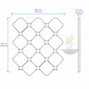 Stone Mosaic Tile White and Beige Marble Leaf Pattern – Honed