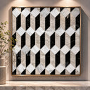 marble mosaic floor tile in Marble - Image 3