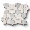 marble mosaic floor tile in Marble - Image 2