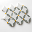 marble mosaic floor tile in Marble - Image 3