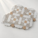 marble mosaic floor tile in Marble - Image 3