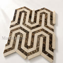 marble mosaic floor tile in Marble - Image 3
