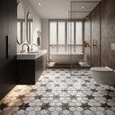 marble mosaic floor tile in Marble - Image 1