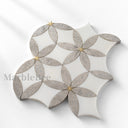 honed marble mosaic tile in Marble - Image 2