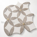 honed marble mosaic tile in Marble - Image 3