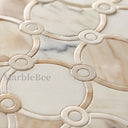 honed marble mosaic tile in Marble - Image 5