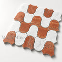 honed marble mosaic tile in Marble - Image 5