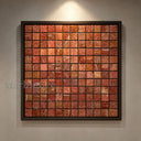 Marble mosaic tile in Red Travertine - Image 5