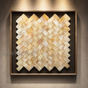 honed marble mosaic tile in Yellow Onyx - Image 4
