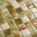 Stone mosaic tile in Green Onyx - Image 4