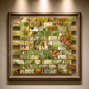 Marble mosaic in Green Onyx - Image 5