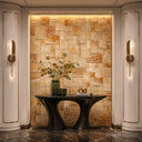 Stone mosaic in Yellow Onyx - Image 1