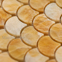 natural stone mosaic tile in Yellow Onyx - Image 3