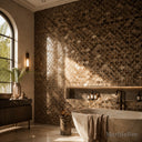 honed marble mosaic tile in Marble - Image 1