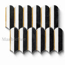 honed marble mosaic tile in Marble - Image 2