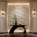Stone mosaic in White Travertine - Image 1