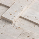 Stone mosaic in White Travertine - Image 3