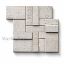 Stone mosaic in White Travertine - Image 2