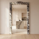 Marble door frame in Arabescato Orobico - Image 2