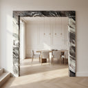 Marble door trim in Arabescato Orobico - Image 1