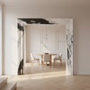 Marble door frame in Italian Panda Marble - Image 1