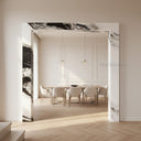Marble door trim in Italian Panda Marble - Image 1