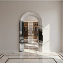 Marble door frame in Italian Panda Marble - Image 1