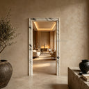 Marble door trim in Italian Panda Marble - Image 3