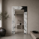 marble door casing in Italian Panda Marble - Image 1