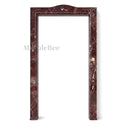 Marble door trim in Rosso Lepanto - Image 2