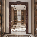 Marble door trim in Rosso Lepanto - Image 1