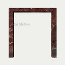 Marble door frame in Rosso Lepanto - Image 2